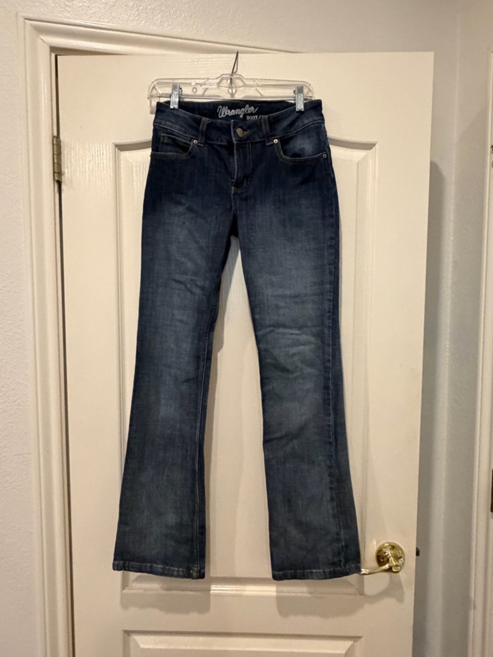 Wrangler Women's Dark Indigo Wide Leg Jeans